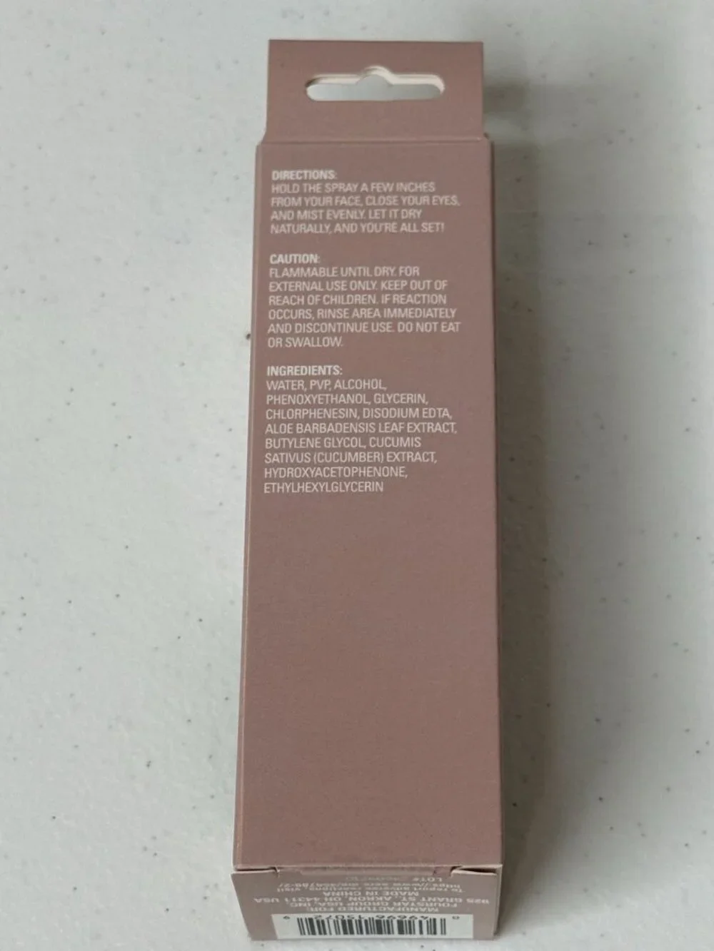 B Pure Setting Spray Aloe Vera Cucumber Hydrating Makeup Mist
